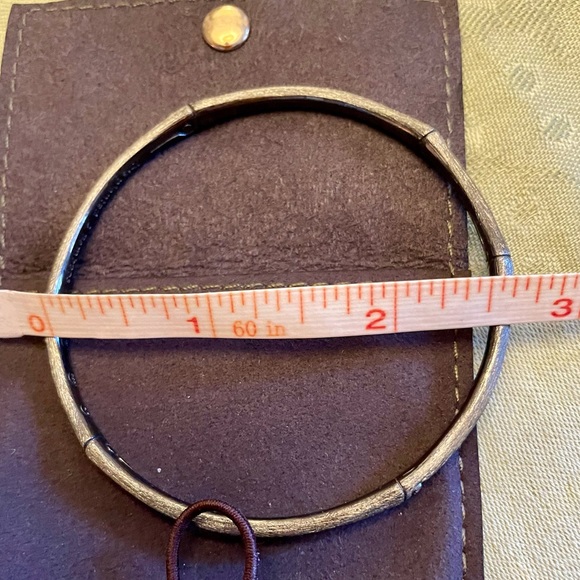 John Hardy Bamboo Black Rhodium Estate Sterling Silver Bangle Bracelet in Bag OS - Picture 11 of 16